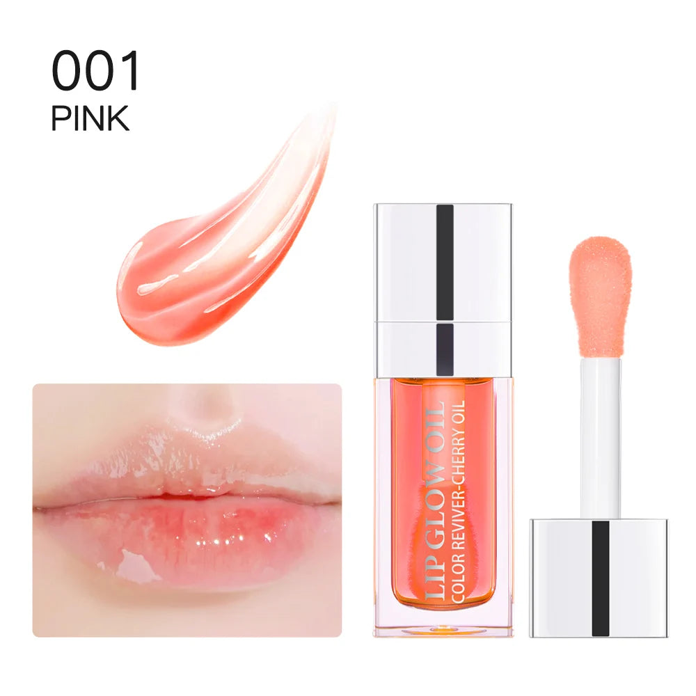 Lip Oil Plumping Lip Gloss and Hydrating Tinted Lip Glow for Daily Makeup Routines - 34