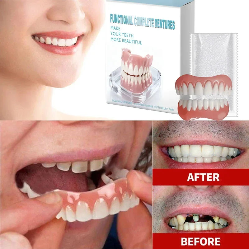 Fake Teeth Dentures and Instant Smile Veneers for Daily Confidence and Oral Care - 2