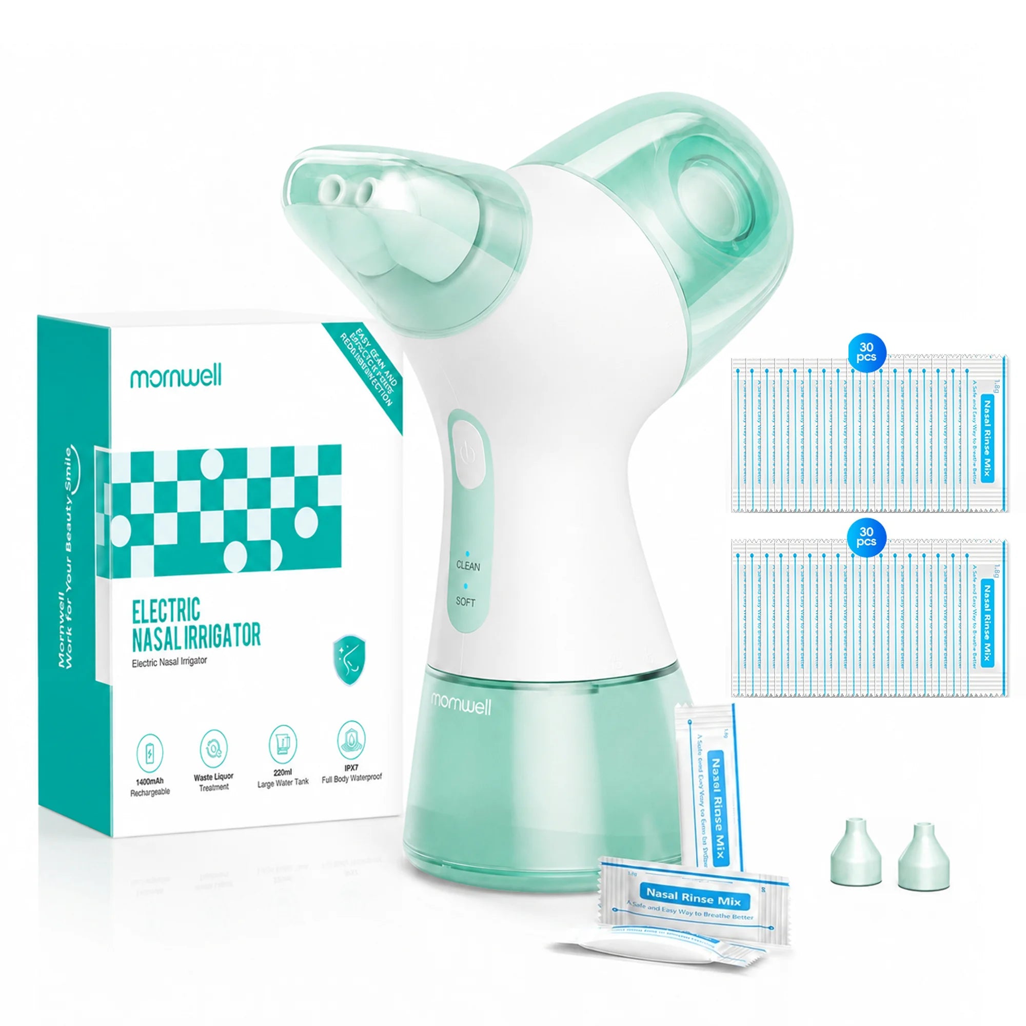 Nasal Irrigation System and Sinus Rinse Machine for Allergy and Congestion Relief - 25