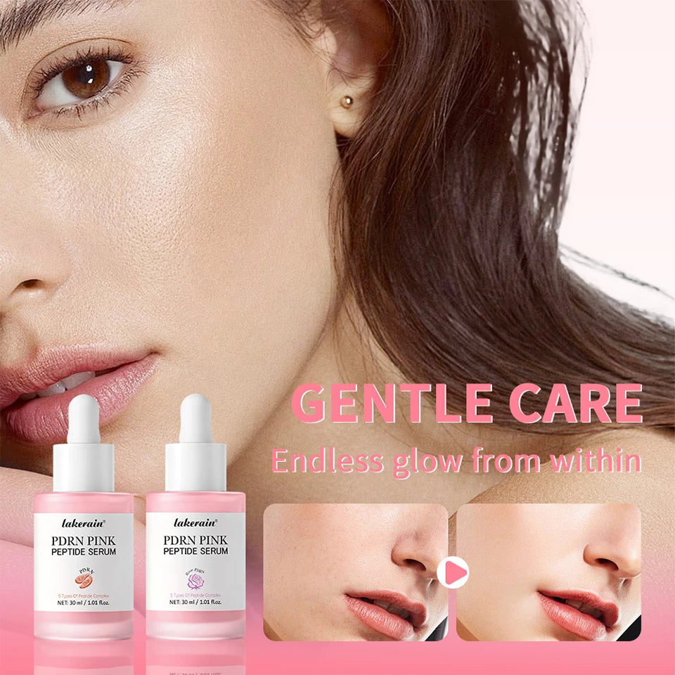 Salmon PDRN Peptide Serum and Collagen Volume Balm for Radiant Skin Care Routine