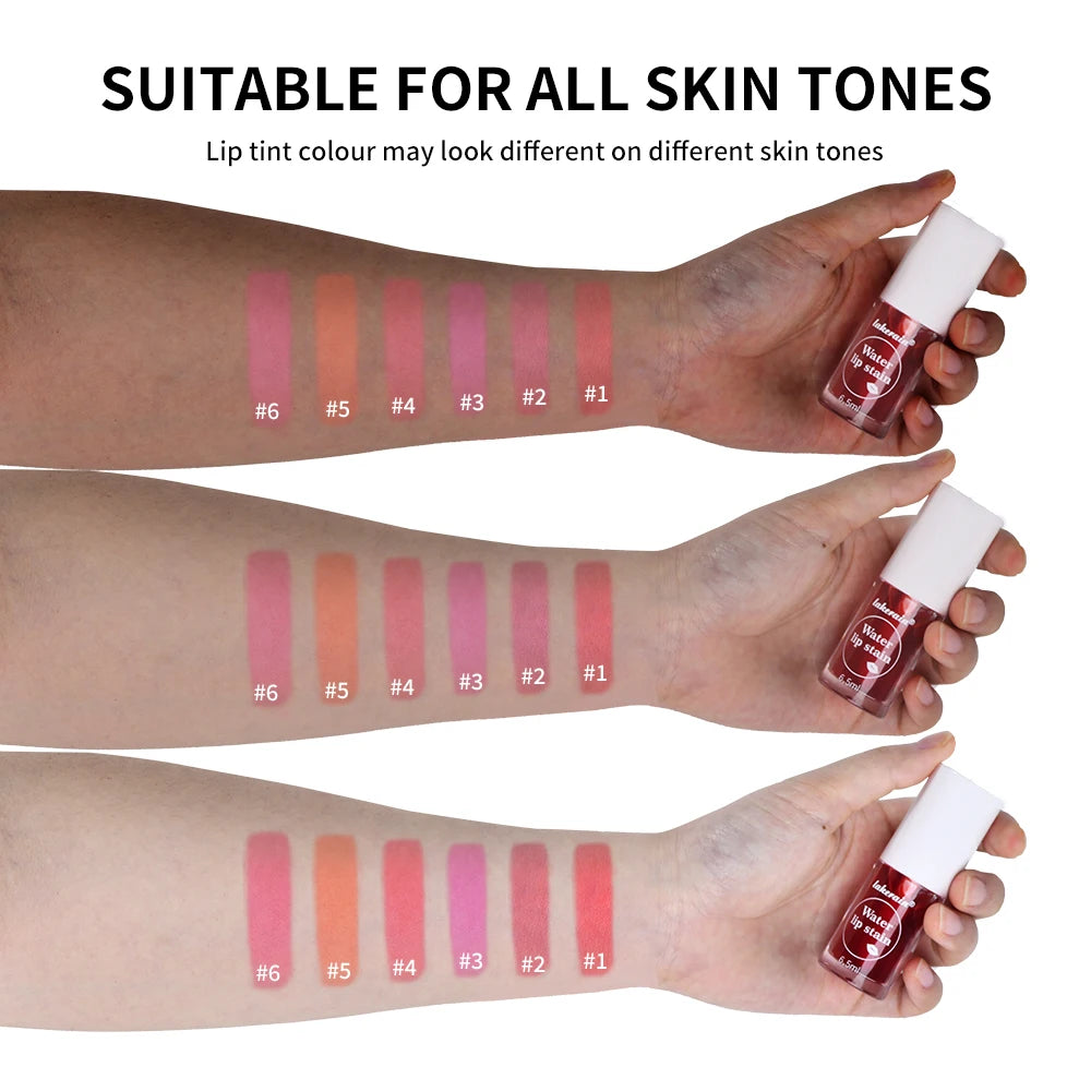 Water Lip Stain and Liquid Blush for a Natural Waterproof Matte Daily Makeup