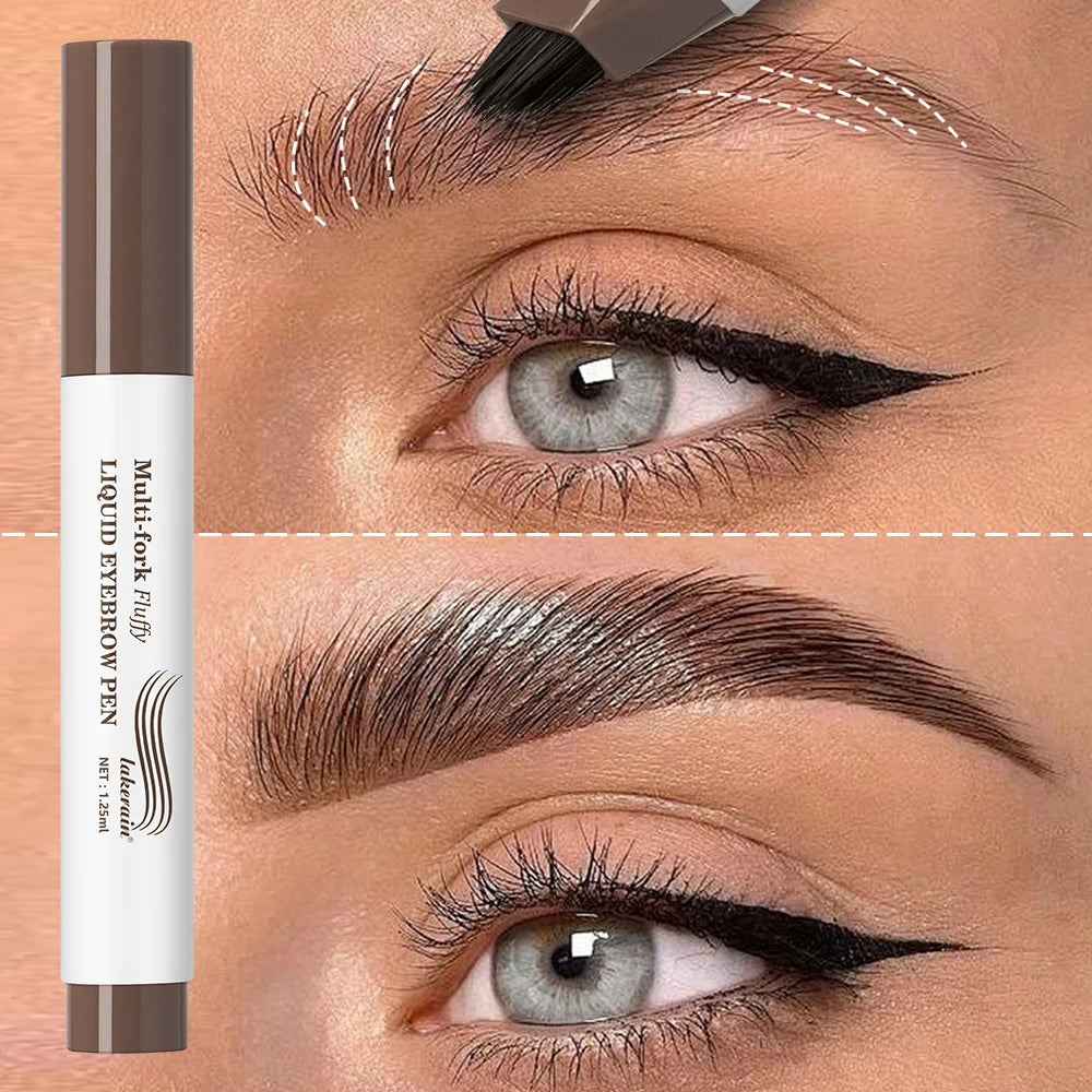 Liquid Eyebrow Pen and Tattoo Brow Tint for Natural Definition and Daily Makeup