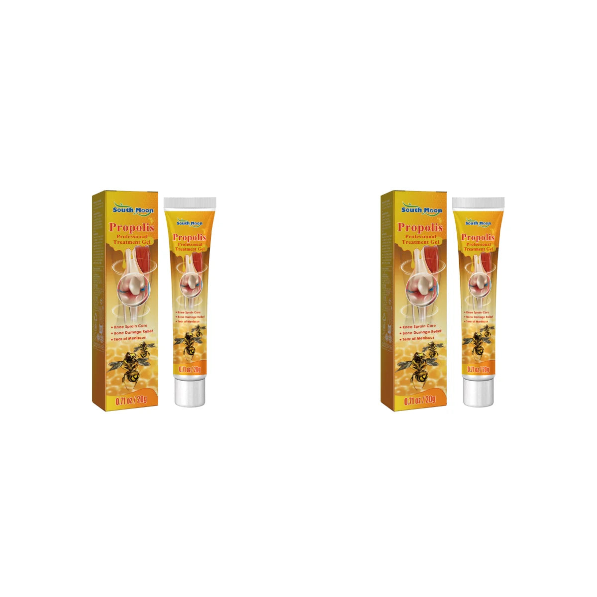 Propolis Joint Care Gel and Muscle Massage Cream for Active Daily Joint Support