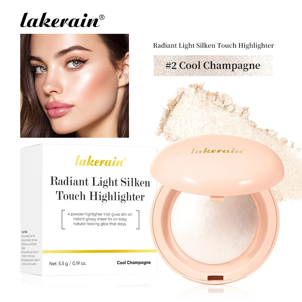 Silken Touch Highlighter Powder and Shimmer Illuminator for Daily Makeup Looks - 21