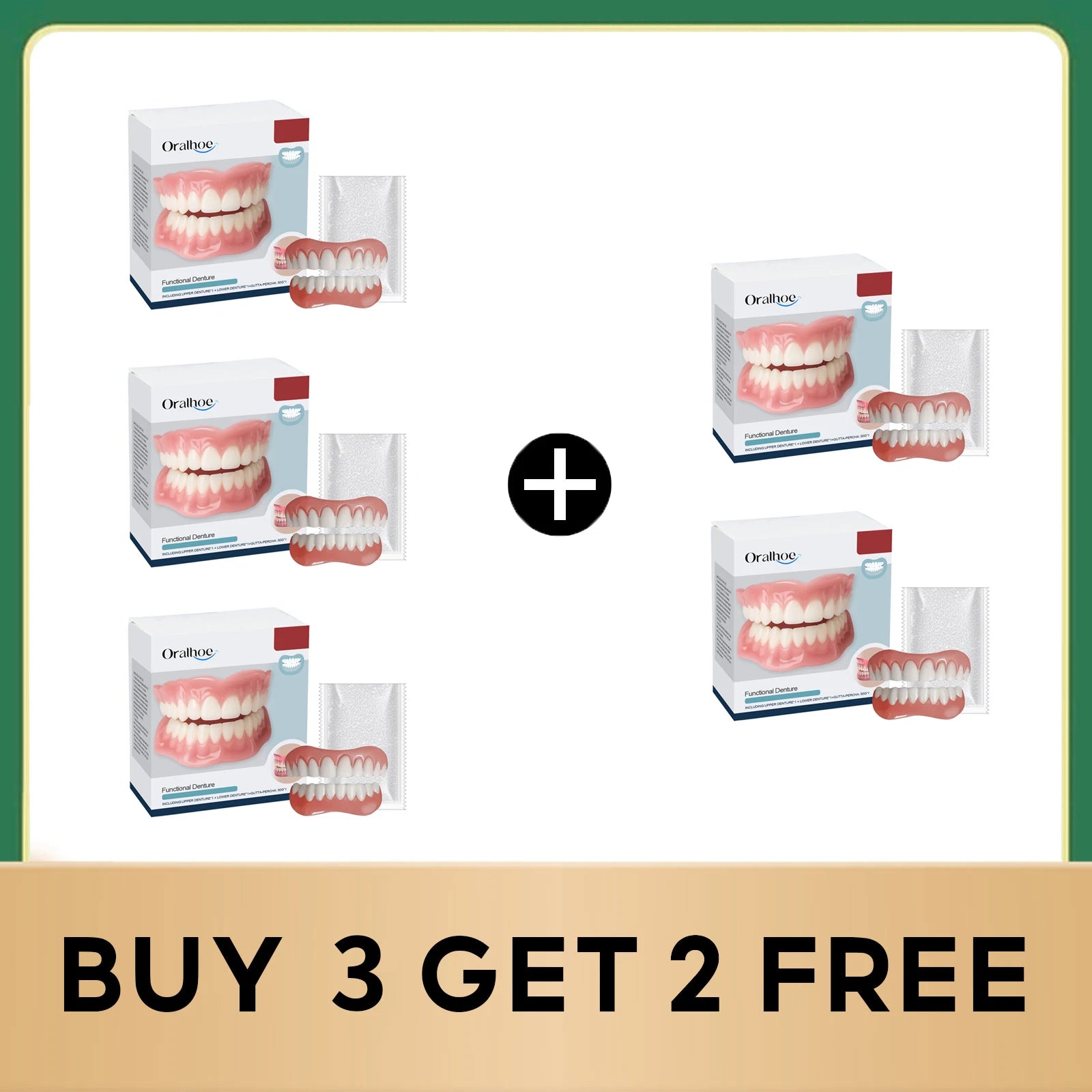 Soft Silicone Denture Kit and Fake Teeth Set for Natural Smile and Tooth Restoration - 8