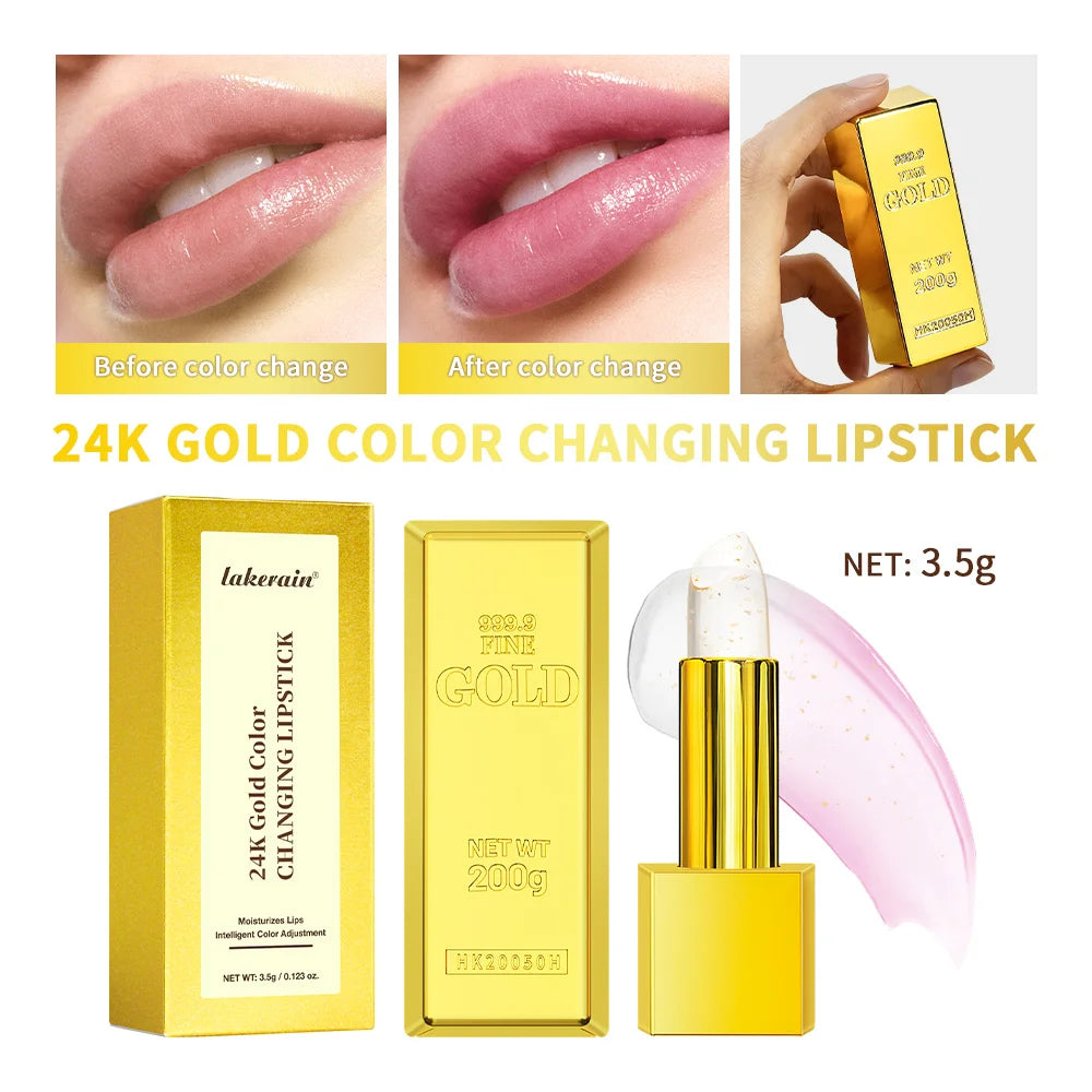Color Changing Lipstick and Hydrating Lip Balm for Daily Natural Makeup Looks