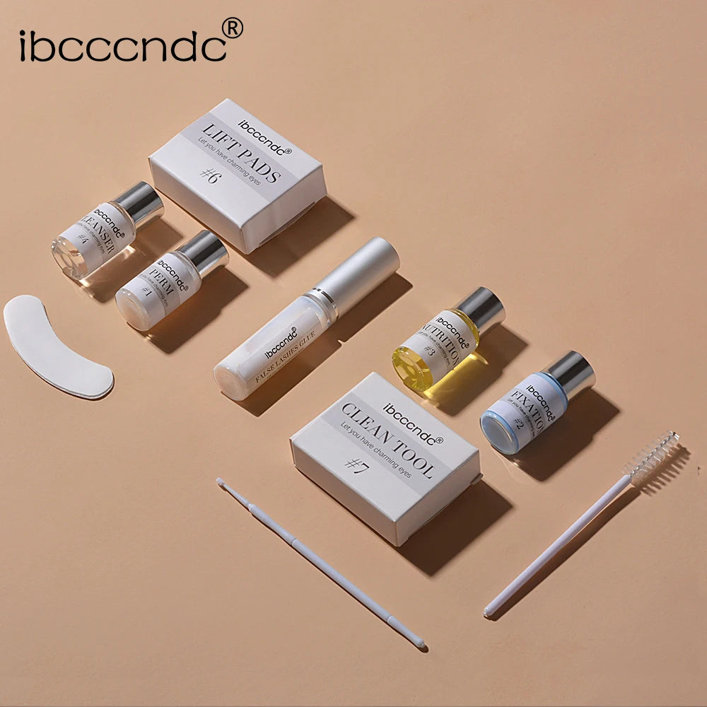 Eyelash Lifting Kit and Semi Permanent Lash Perming Set for Salon and Home Use