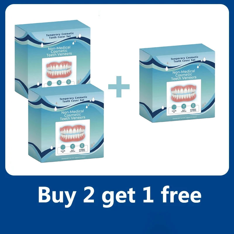 Adjustable Silicone Denture Kit and Temporary Teeth Set for a Natural Smile - 9