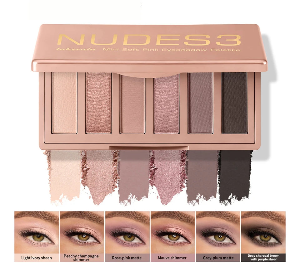 Eyeshadow Palette and Makeup Kit for Daily Natural Looks and Evening Glamour - 8
