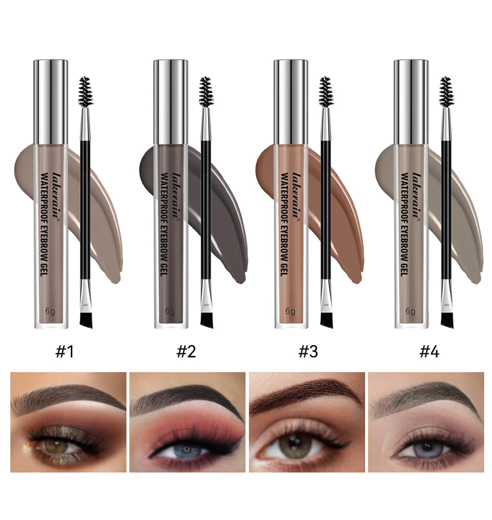Waterproof Eyebrow Gel and Tinted Brow Enhancer for All Day Natural Looking Brows - 10