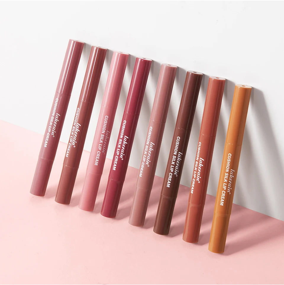 Cushion Silk Lip Cream and Matte Tint for Long Lasting Waterproof Makeup - 20