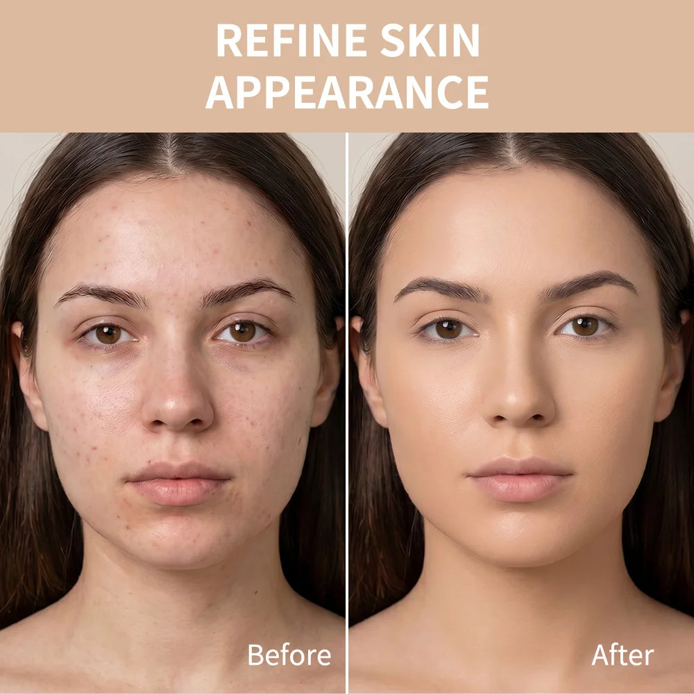 Liquid Foundation and Velvet Matte Makeup Base for Flawless Daily Face Coverage - 4
