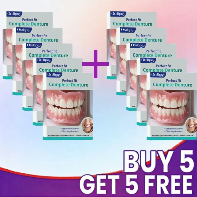 Silicone Full Mouth Dentures and Realistic Fake Teeth for Daily Smile Comfort