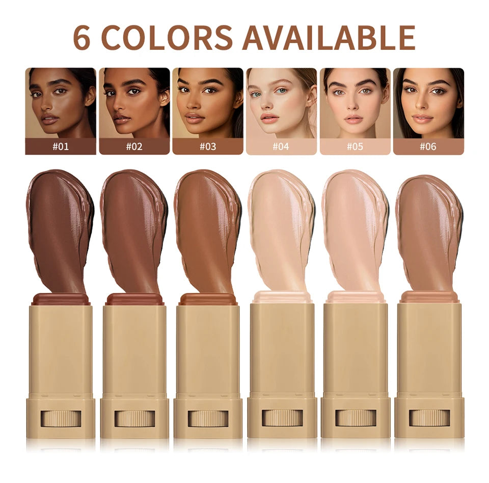 Skin Tint Stick and Serum Foundation for Natural Everyday Makeup Coverage - 8