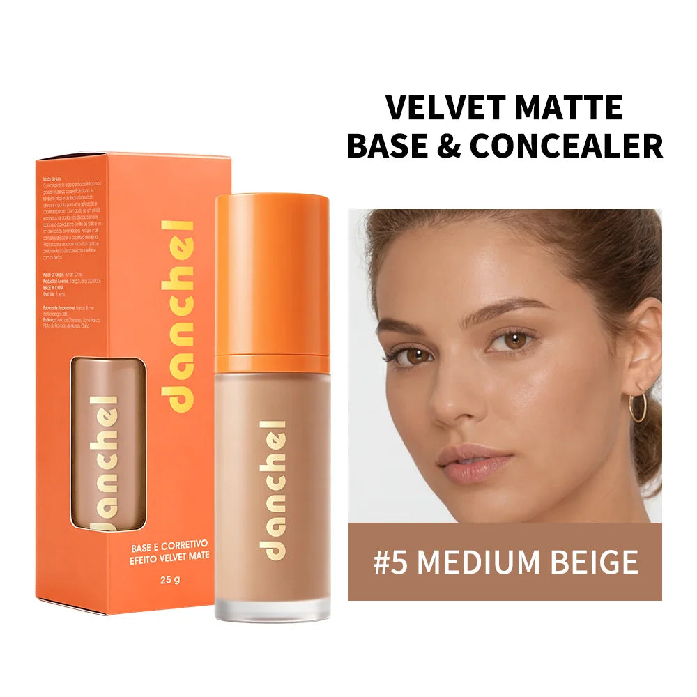Liquid Foundation and Face Concealer for flawless matte coverage and natural makeup