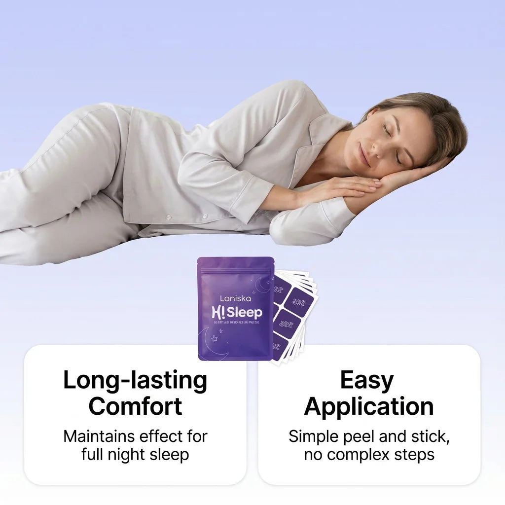 Sleep Aid Patches and Natural Insomnia Relief Strips for Restful Nights at Home