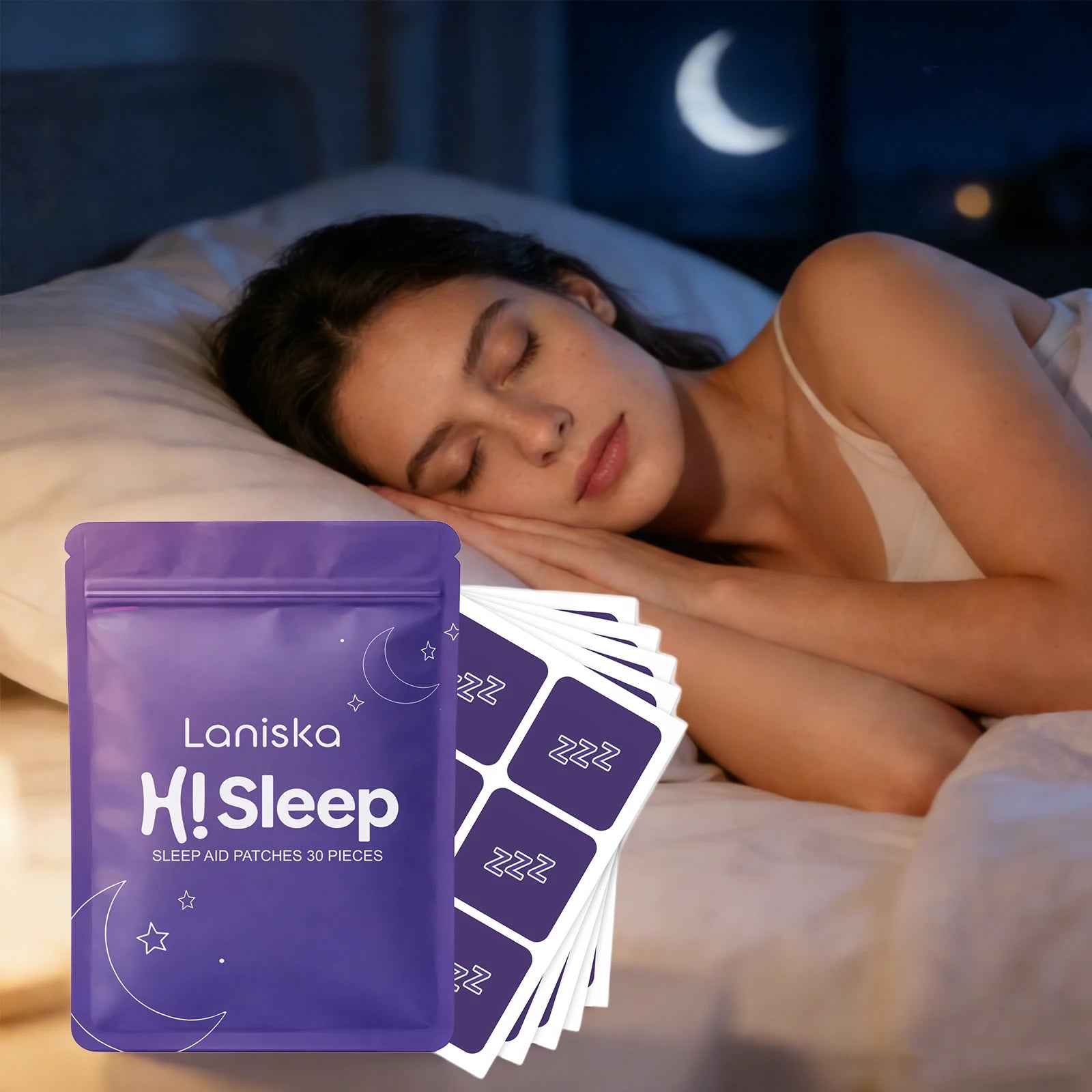 Sleep Aid Patches and Natural Insomnia Relief Strips for Restful Nights at Home - 1