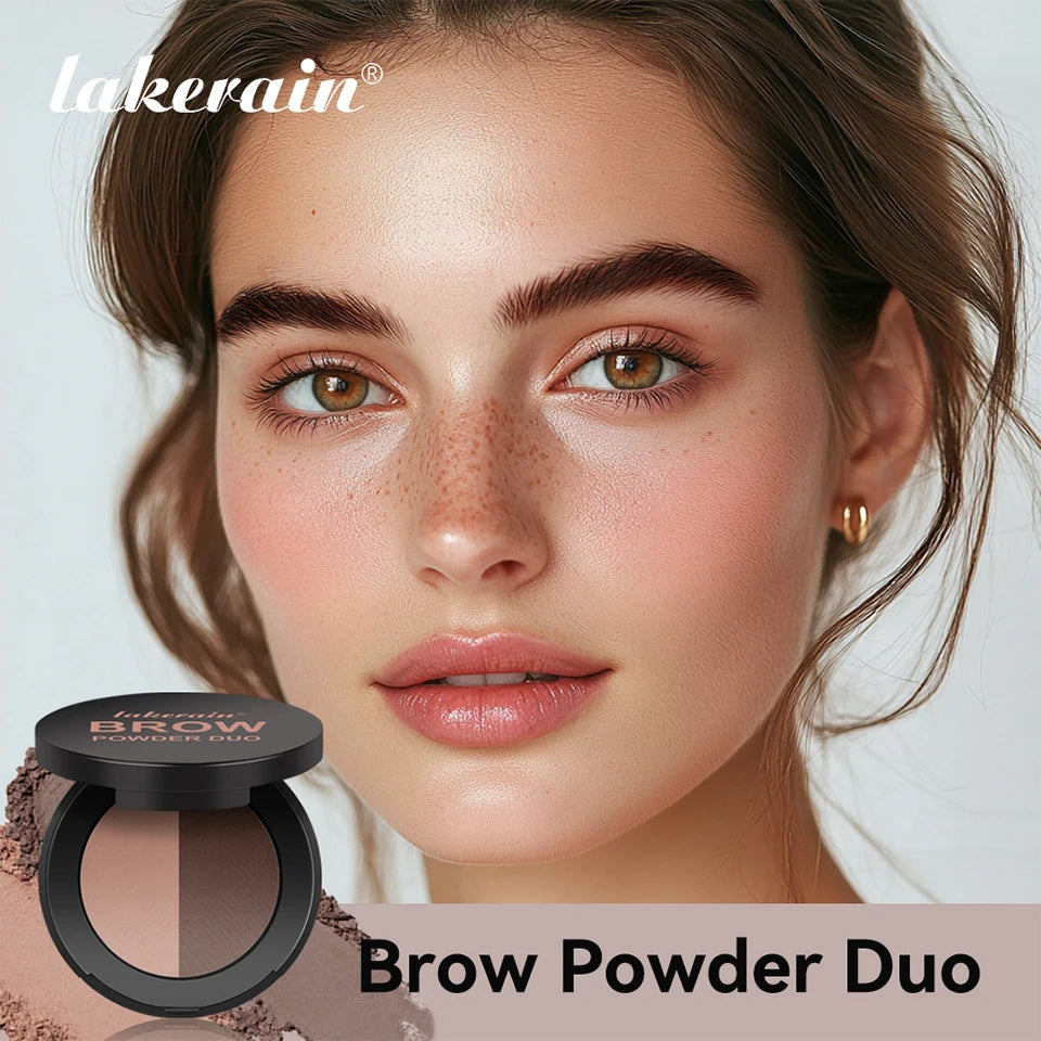 Brow Powder Duo and Eyebrow Enhancer for Natural Defined Eyebrows and Contouring
