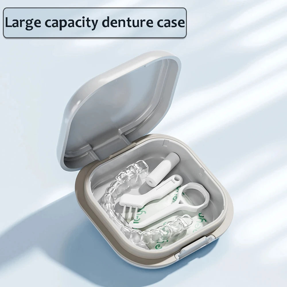 Orthodontic Case and Denture Holder for Daily Retainer Storage and Travel Use - 3