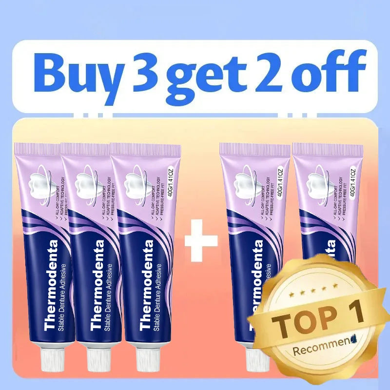 Thermoplastic Silicone Lining Cushion and Denture Adhesive for Daily Comfort