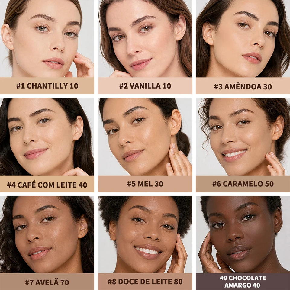 Liquid Foundation and Velvet Matte Makeup Base for Flawless Daily Face Coverage