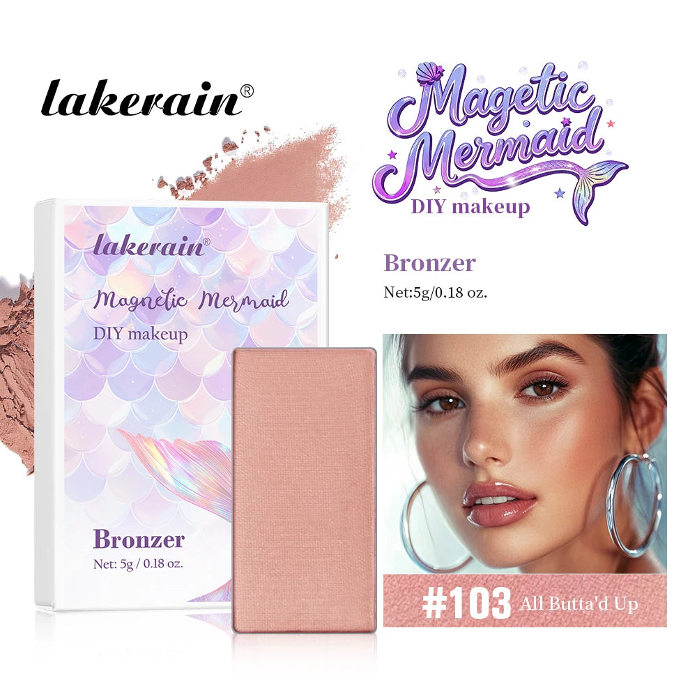 Magnetic Mermaid Makeup Palette and Eyeshadow Kit for Professional Artists and Daily Use