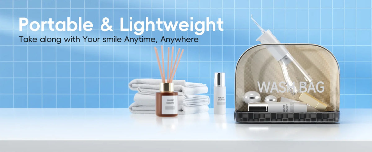 Portable Water Flosser and Oral Irrigator for Daily Teeth Cleaning Routine