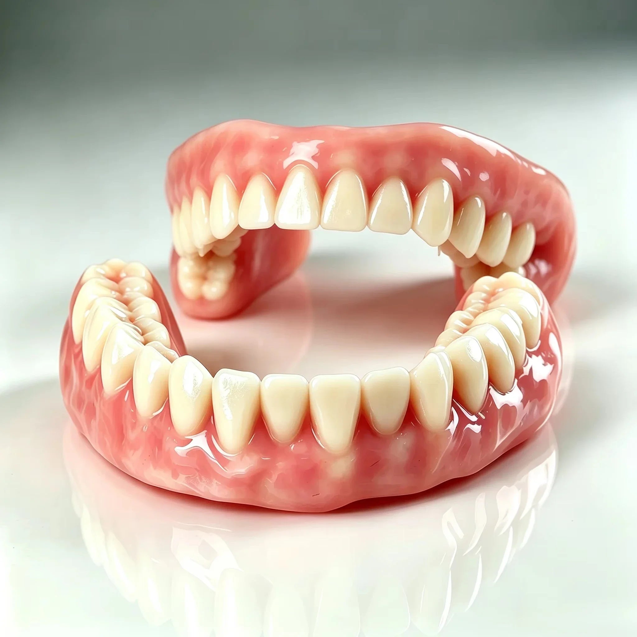 Full Mouth Denture Set and False Teeth Kit for Daily Oral Care and Hygiene - 7