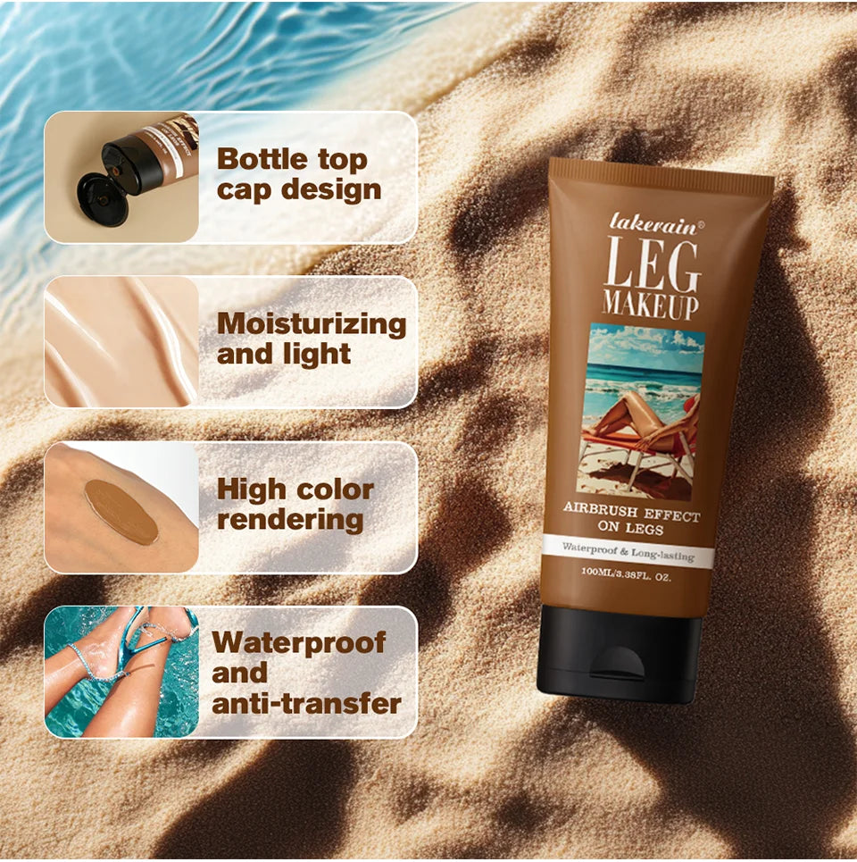 Leg Makeup Lotion and Body Foundation for Smooth Even Skin Tone Daily Wear