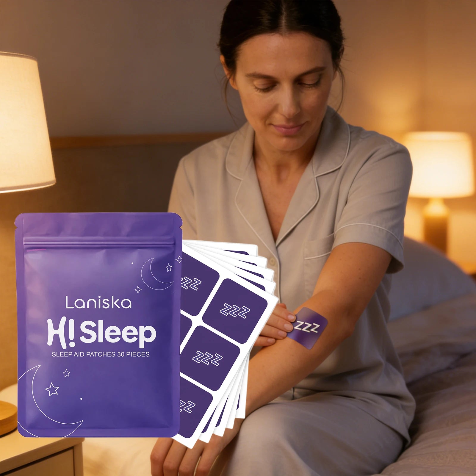 Sleep Aid Patches and Natural Insomnia Relief Strips for Restful Nights at Home - 2
