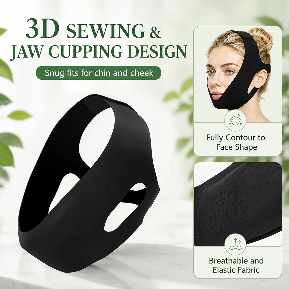 Face Ice Pack and V Line Lifting Bandage for Postoperative Care and Daily Beauty