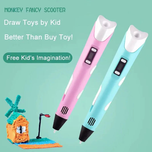 3D Printing Pen and Creative Drawing Tool for Kids Projects and Artistic Hobbies