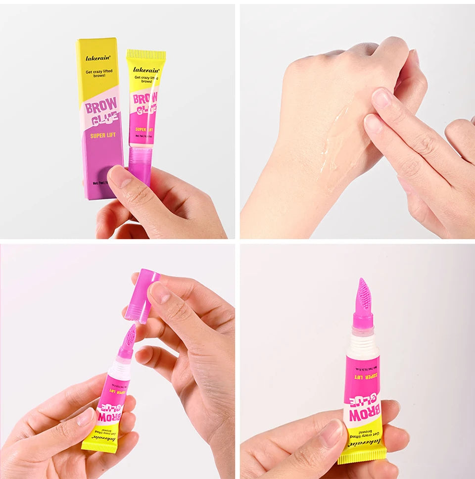 Brow Lamination Gel and Eyebrow Styling Glue for Long Lasting Defined Brows