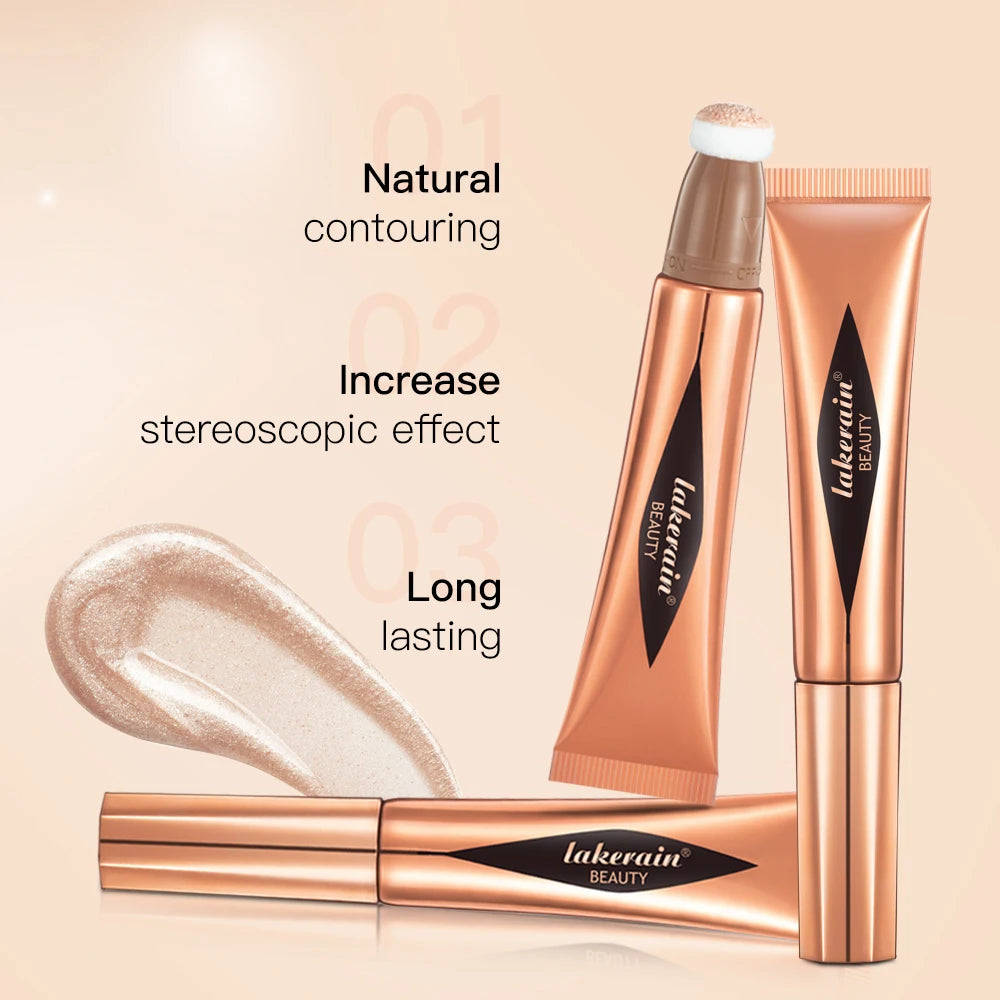 Liquid Face Bronzer and Makeup Contouring Wand for Daily Beauty Routines - 4