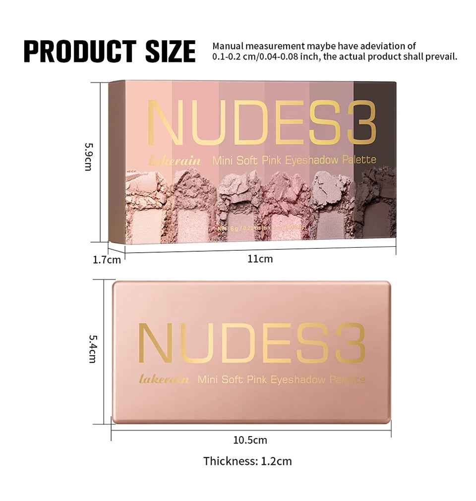 Eyeshadow Palette and Makeup Kit for Daily Natural Looks and Evening Glamour