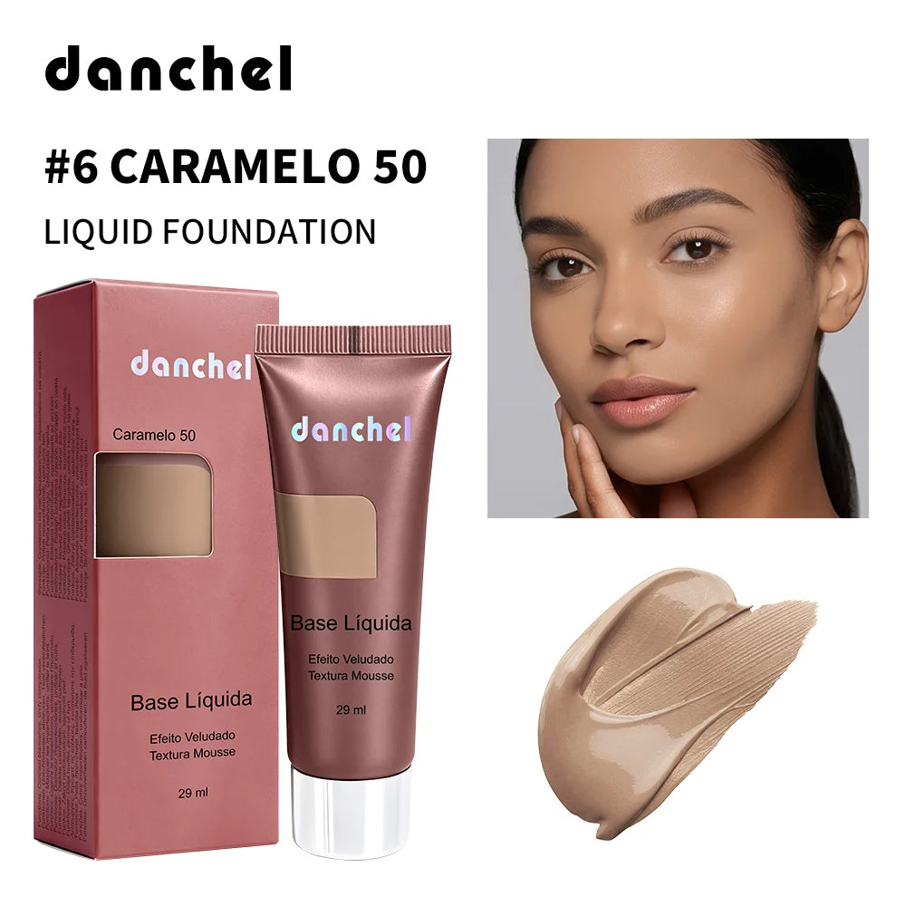 Liquid Foundation and Velvet Matte Makeup Base for Flawless Daily Face Coverage