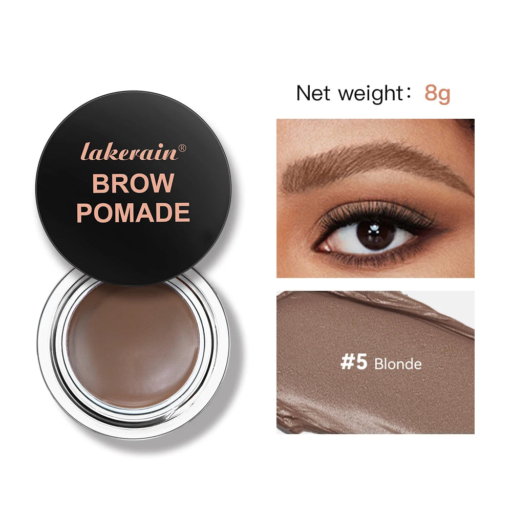 Brow Pomade and Eyebrow Enhancer Gel for Long Lasting Natural Looking Makeup