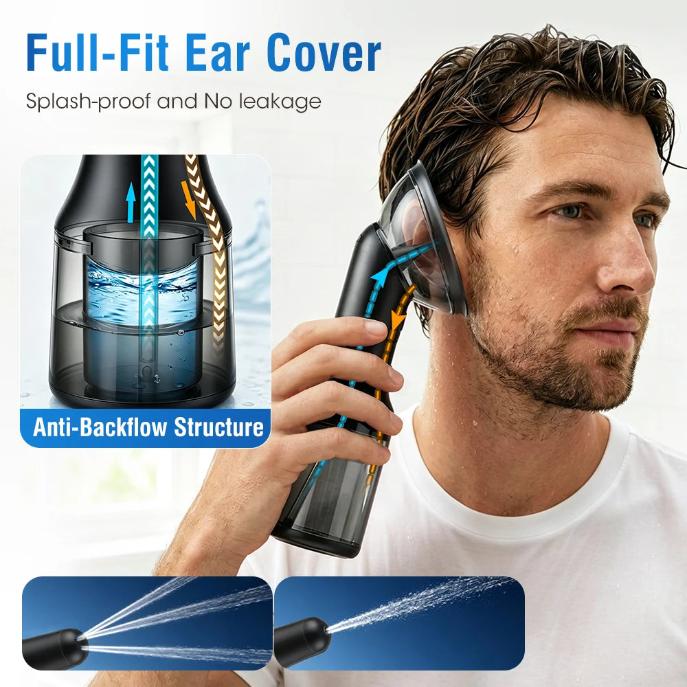 Electric Ear Wax Removal Tool and Irrigation System for Safe Home Ear Care