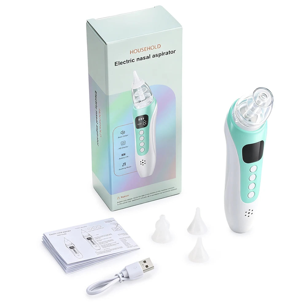 Electric Nasal Aspirator and Baby Nose Sucker for Newborns and Toddler Care - 15