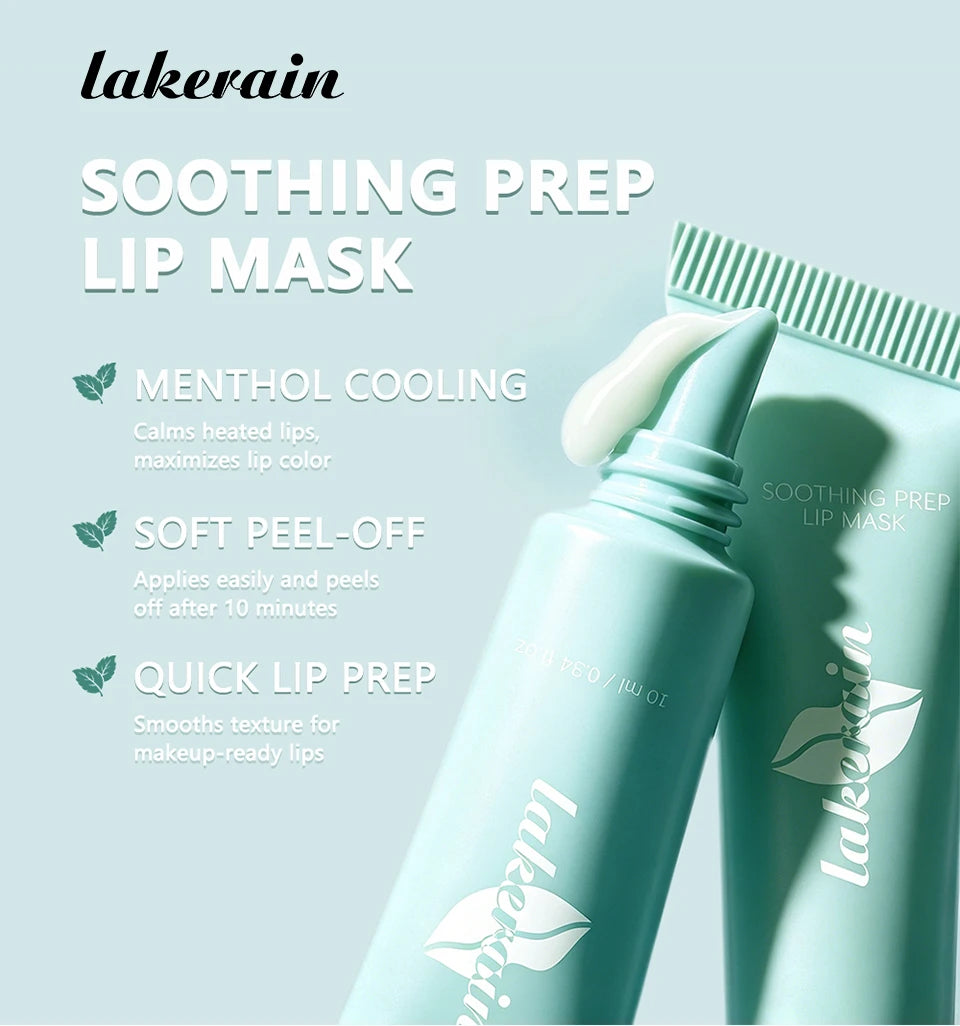 Cooling Peel Off Lip Mask and Hydrating Lip Balm for Daily Dry Lip Care Routine