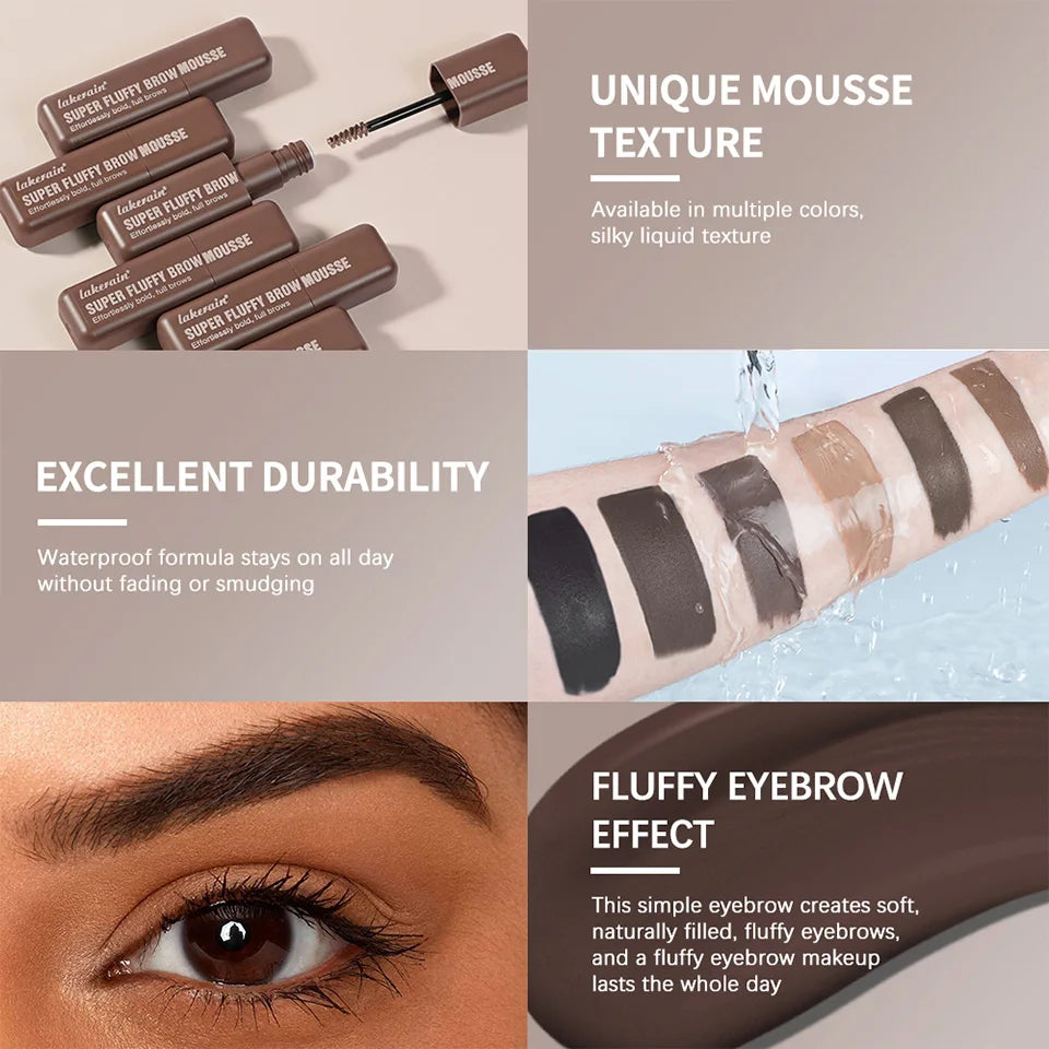 Eyebrow Mousse and Volumizing Brow Gel for Natural Full Brows Daily Makeup - 8