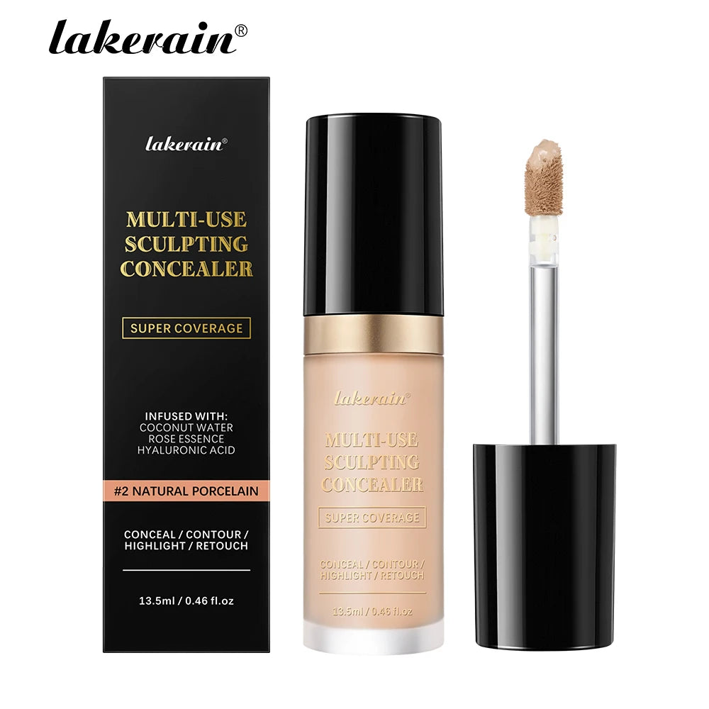 Liquid Concealer and Sculpting Makeup for Flawless Coverage and Face Contouring - 24