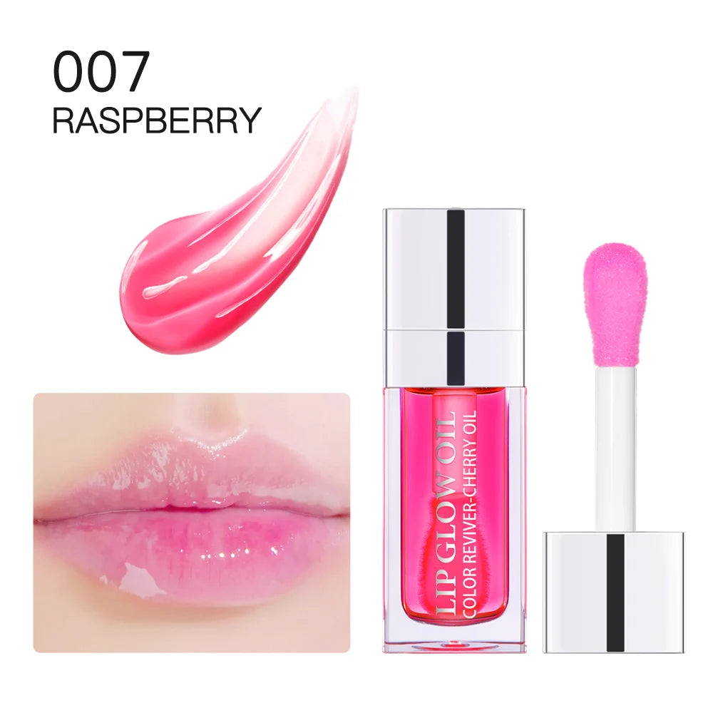 Lip Oil Plumping Lip Gloss and Hydrating Tinted Lip Glow for Daily Makeup Routines