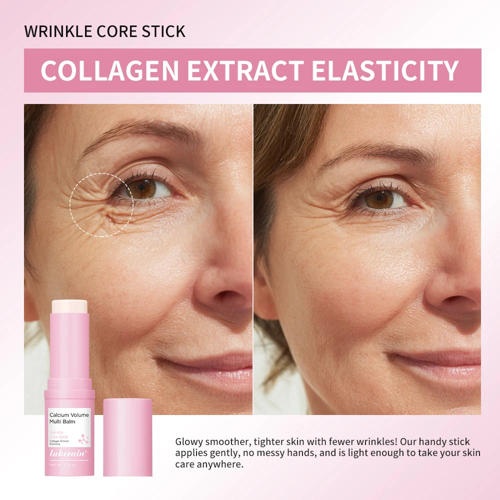Calcium Volume Multi Balm and Eye Wrinkle Cream Stick for Daily Skin Care