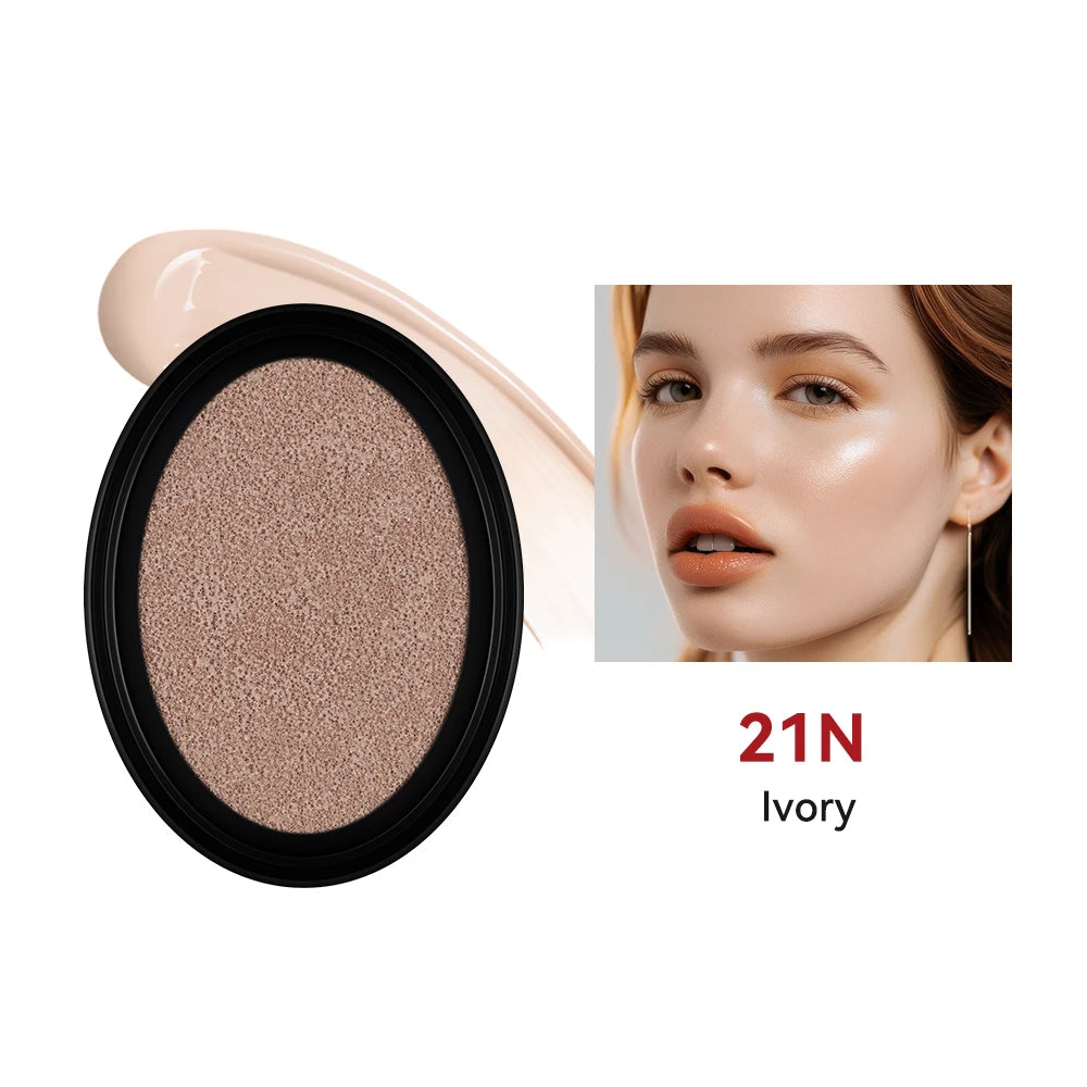 Cushion Foundation Refill and Compact Makeup for Long Lasting Daily Coverage - 29
