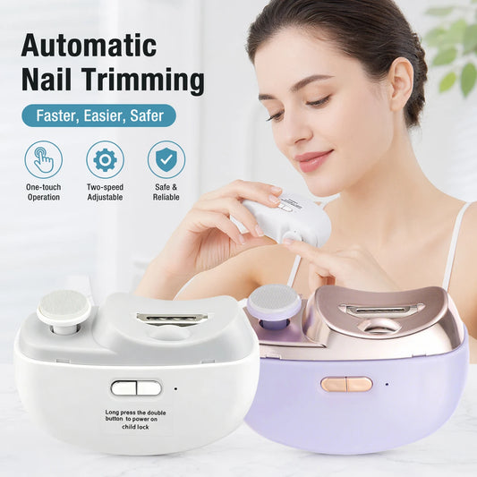 Electric Nail Clipper and Automatic Nail Trimmer for Baby Adult and Elderly