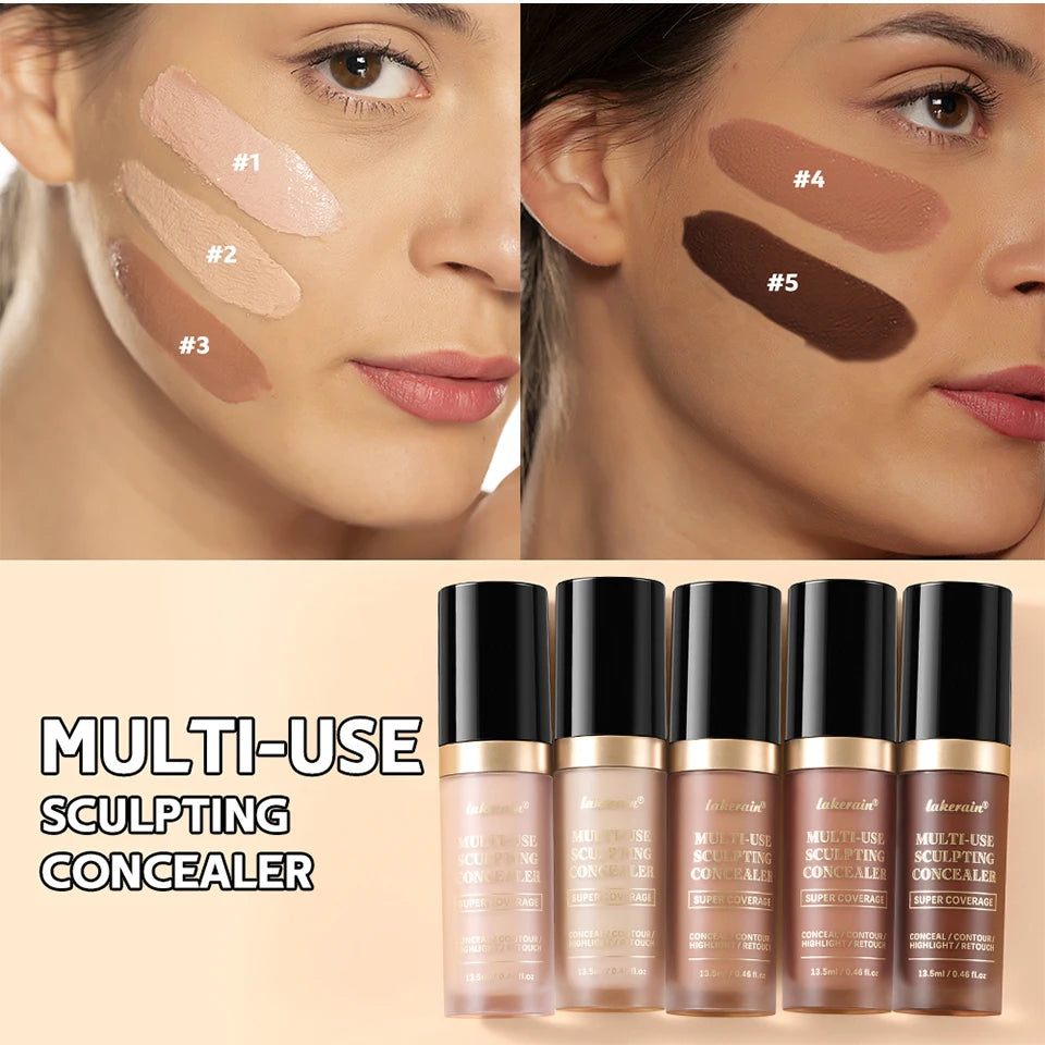 Multi Use Sculpting Concealer and Face Contour Cream for Flawless Makeup