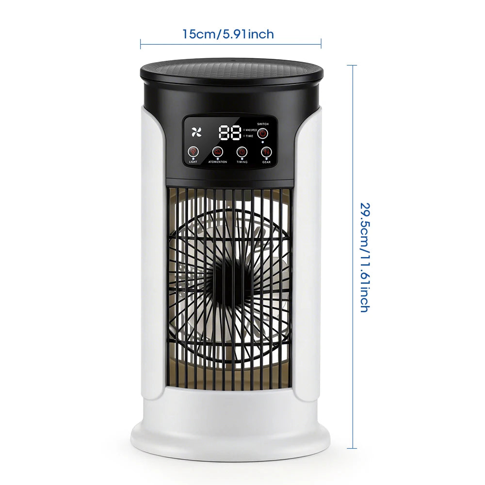 Portable Air Cooling Fan and Desktop Humidifier for Office and Home Cooling - 10