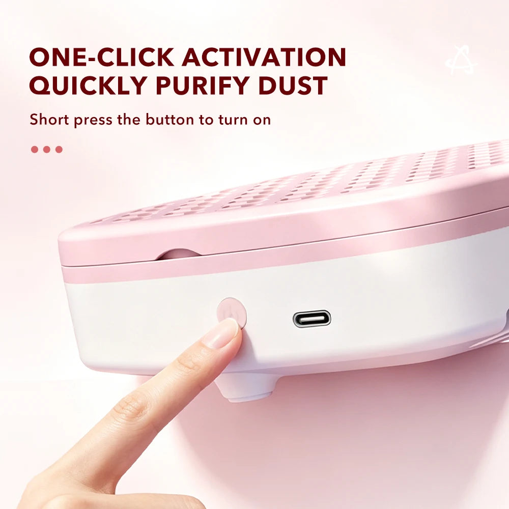Nail Dust Collector and Manicure Suction Machine for Home Salon Nail Care - 14