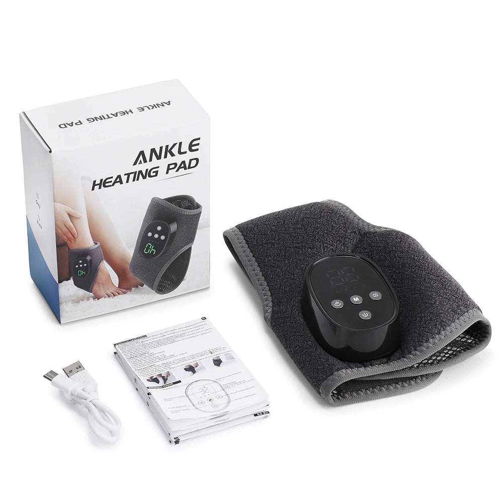Electric Ankle Massager and Heated Foot Brace for Post Sport Recovery Support - 18